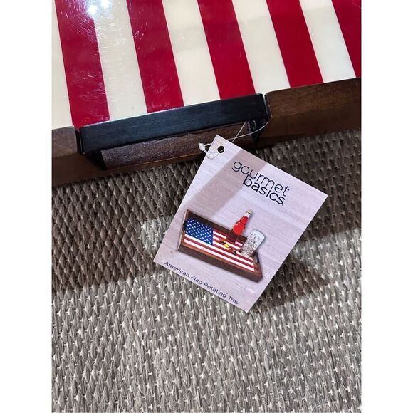 American Flag lazy Susan - Picture 5 of 8